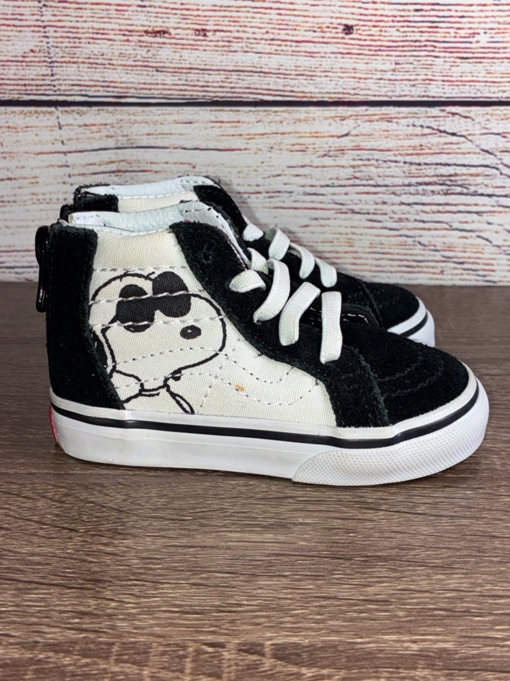Pre Owned Peanuts x Vans Sk8-Hi Zip Toddler "Joe Cool" 4.5
